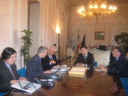 La delegazione israeliana incontra il presidente della provincia di Varese, 2007