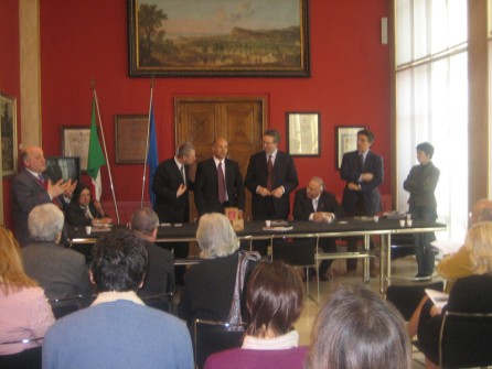 La delegazione israeliana incontra il sindaco di Pesaro, 2007