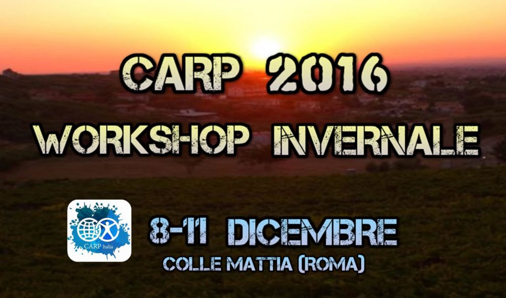 Carp workshop invernale 2016